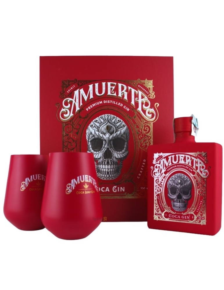 Gift Box Amuerte Red 70cl + 2 bicchieri cofanetto