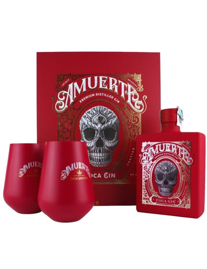 Gift Box Amuerte Red 70cl + 2 bicchieri cofanetto